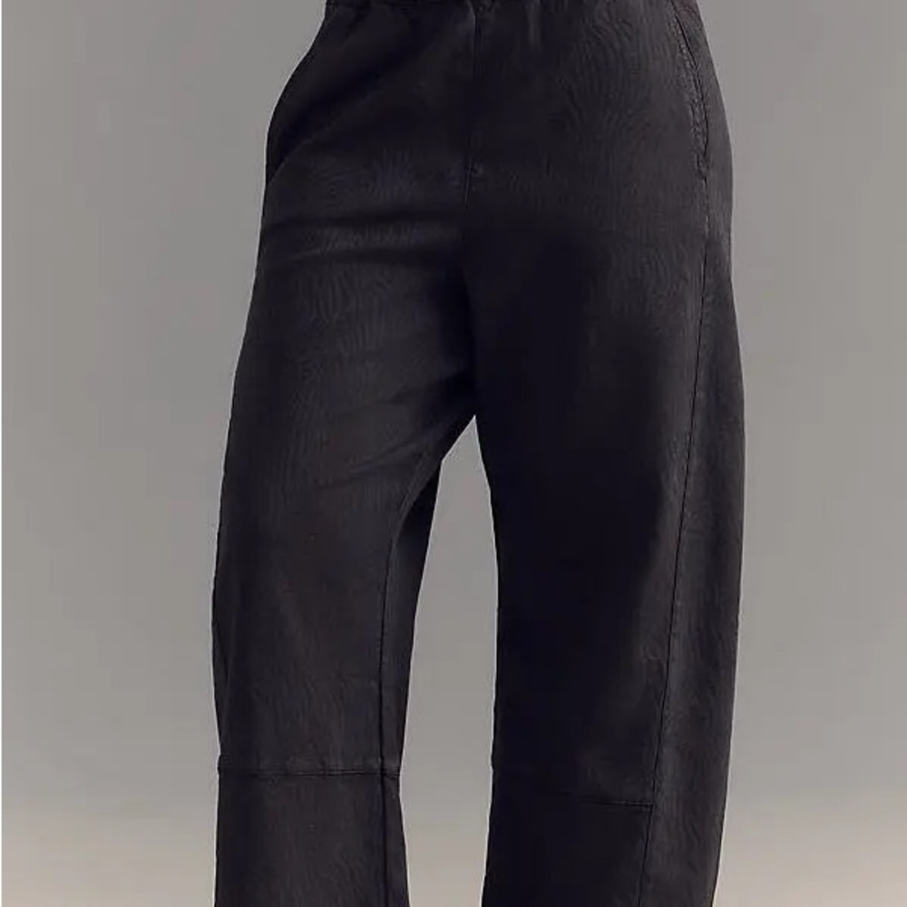 The Izzie Relaxed Pull-On Barrel Pants by Pilcro: Jacquard Edition